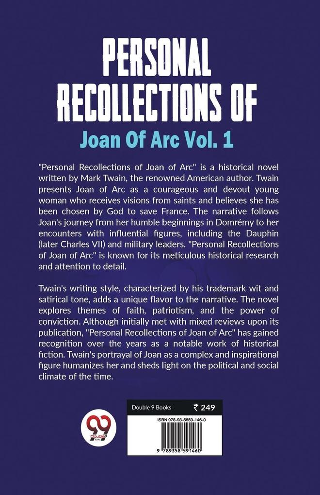Weitere Ansicht: Personal Recollections Of Joan Of Arc Vol.1 | Mark Twain