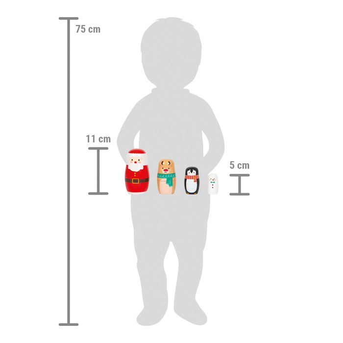 Weitere Ansicht: Matrjoschka Weihnachten