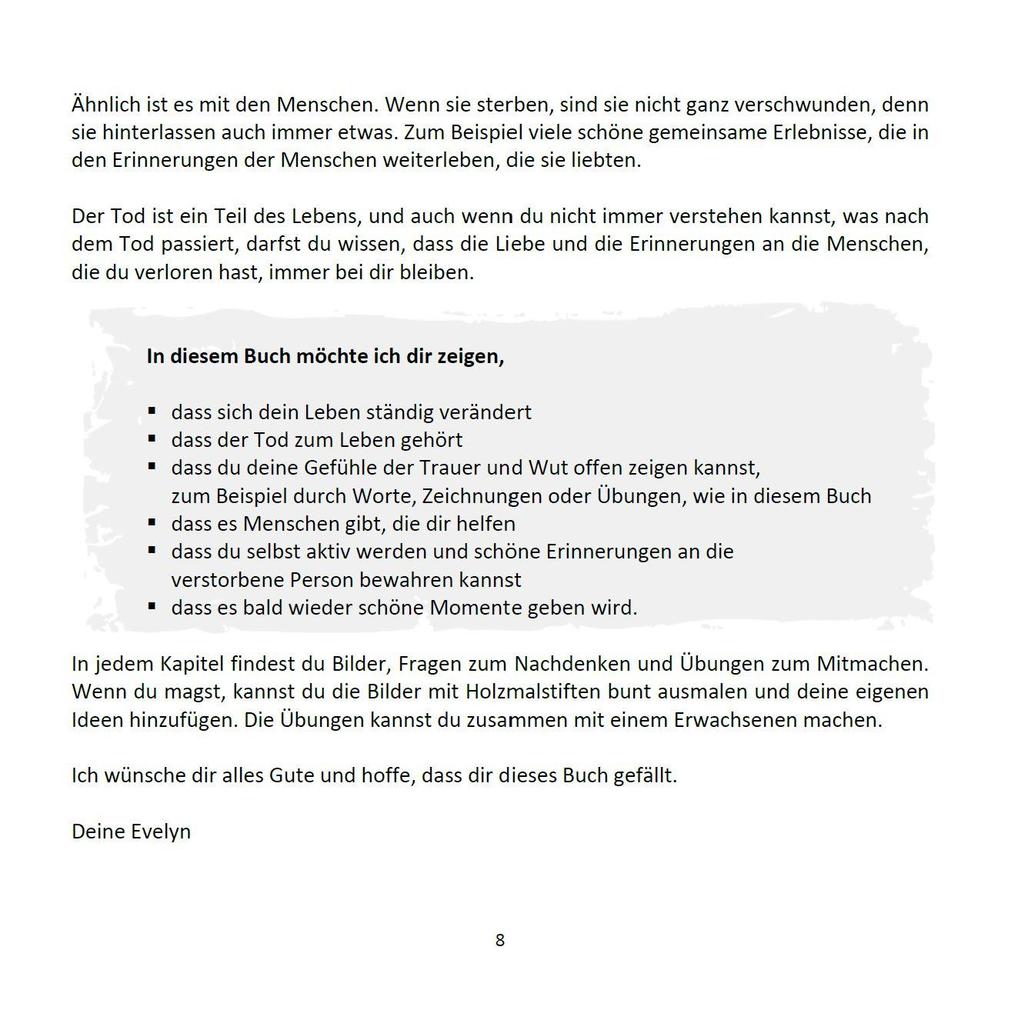 Weitere Ansicht: Ein stärkendes Kinderbuch über Tod und Trauer | Der Regenbogen des Lebens | 15 anschauliche Kurzgeschichten & Mitmach-Elemente für Kinder ab 4 Jahren | Gefühle verstehen, Abschied begleiten, innere Stärke und Resilienz aufbauen | Evelyn Geiger