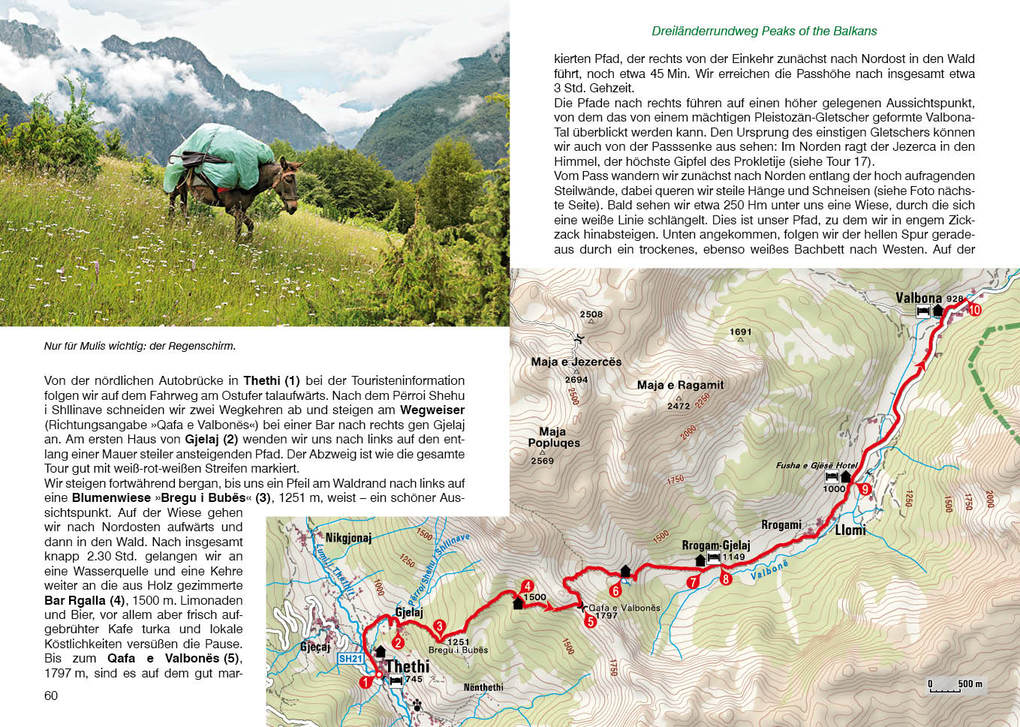Weitere Ansicht: ROTHER Wanderführer Peaks of the Balkans: Albanien, Kosovo und Montenegro | Max Bosse, Kathrin Bosse-Steinweg
