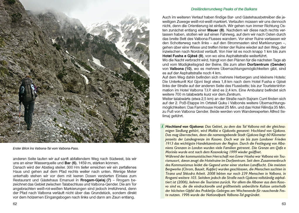 Weitere Ansicht: ROTHER Wanderführer Peaks of the Balkans: Albanien, Kosovo und Montenegro | Max Bosse, Kathrin Bosse-Steinweg