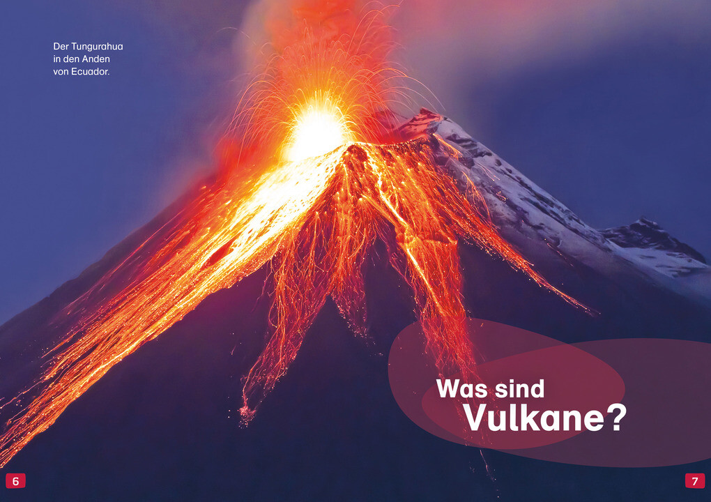 Weitere Ansicht: WAS IST WAS Erstes Lesen. Vulkane | Christina Braun