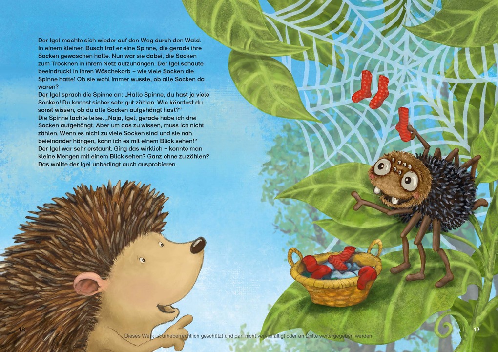 Weitere Ansicht: Der Igel, der jede Menge zählen konnte | Annemarie Fritz, Moritz Herzog