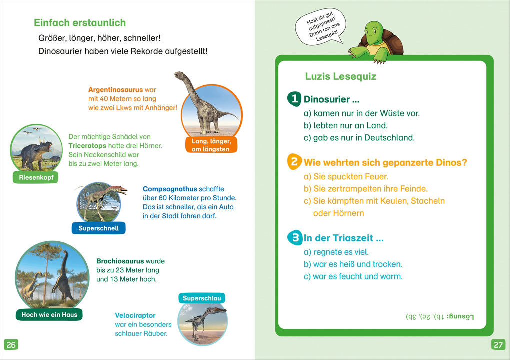 Weitere Ansicht: WAS IST WAS Erstes Lesen. Dinosaurier | Karin Bischoff