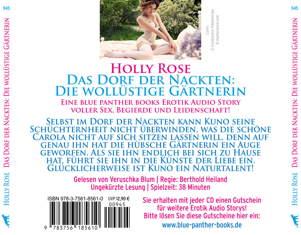 Weitere Ansicht: Das Dorf der Nackten: Die wollüstige Gärtnerin | Erotik Audio Story | Erotisches Hörbuch Audio-CD | Holly Rose