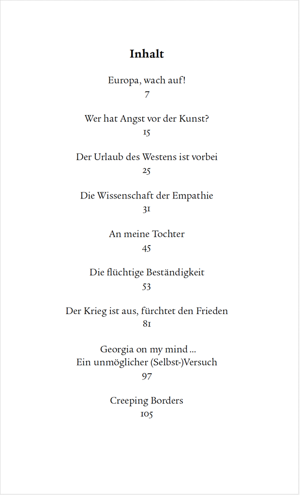 Weitere Ansicht: Europa, wach auf! | Nino Haratischwili