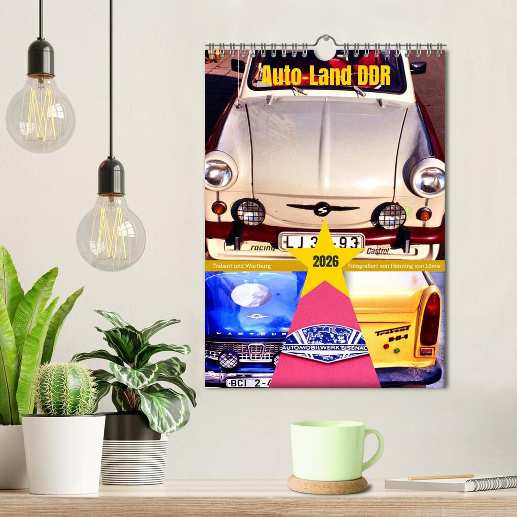 Weitere Ansicht: Auto-Land DDR - Trabant und Wartburg (Wandkalender 2026 DIN A4 hoch), CALVENDO Monatskalender | Henning von Löwis of Menar, Calvendo
