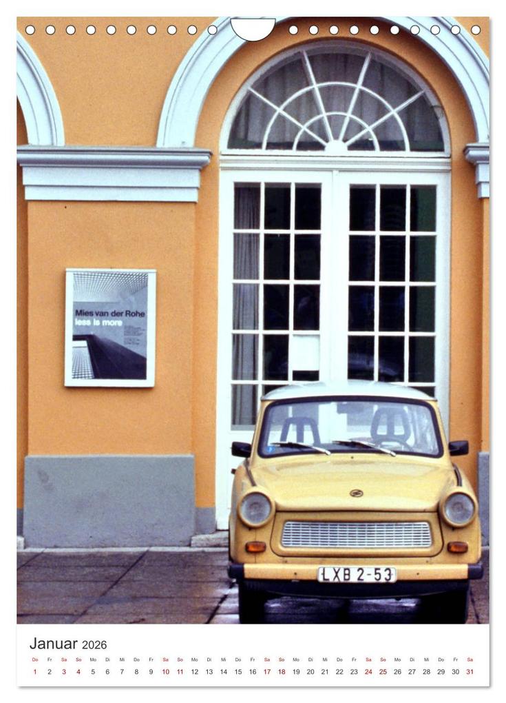 Weitere Ansicht: Auto-Land DDR - Trabant und Wartburg (Wandkalender 2026 DIN A4 hoch), CALVENDO Monatskalender | Henning von Löwis of Menar, Calvendo