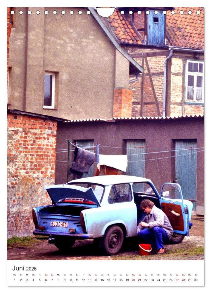 Weitere Ansicht: Auto-Land DDR - Trabant und Wartburg (Wandkalender 2026 DIN A4 hoch), CALVENDO Monatskalender | Henning von Löwis of Menar, Calvendo