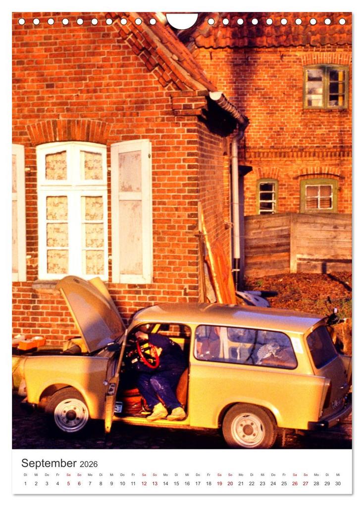 Weitere Ansicht: Auto-Land DDR - Trabant und Wartburg (Wandkalender 2026 DIN A4 hoch), CALVENDO Monatskalender | Henning von Löwis of Menar, Calvendo