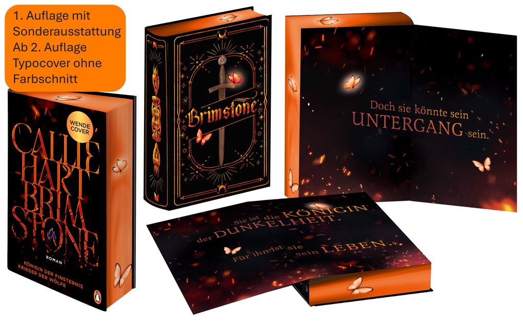 Weitere Ansicht: Brimstone - Königin der Finsternis. Krieger der Wölfe | Callie Hart