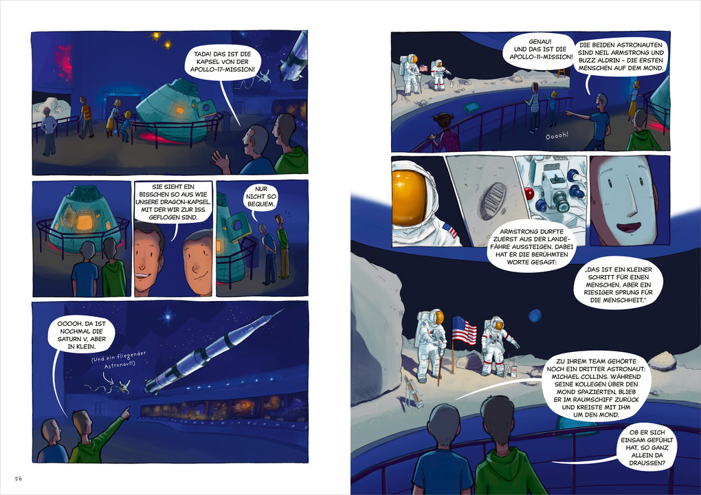 Weitere Ansicht: WAS IST WAS Training für den Mond | Matthias Maurer, Sarah Konrad