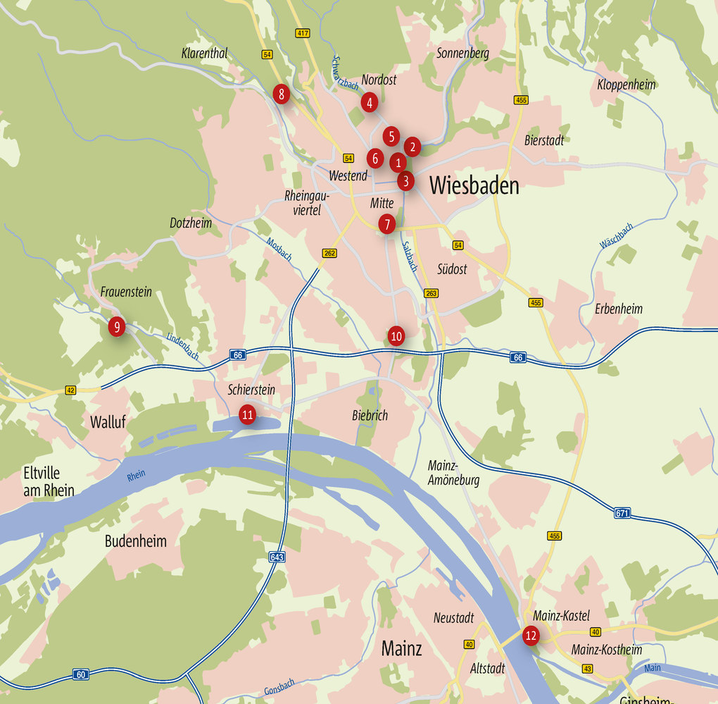 Weitere Ansicht: Zu Fuß durch Wiesbaden | Lena Oestereich, Birgit Rittershofer