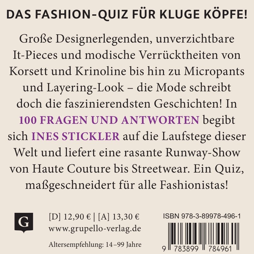 Weitere Ansicht: Fashion-Quiz | Ines Stickler