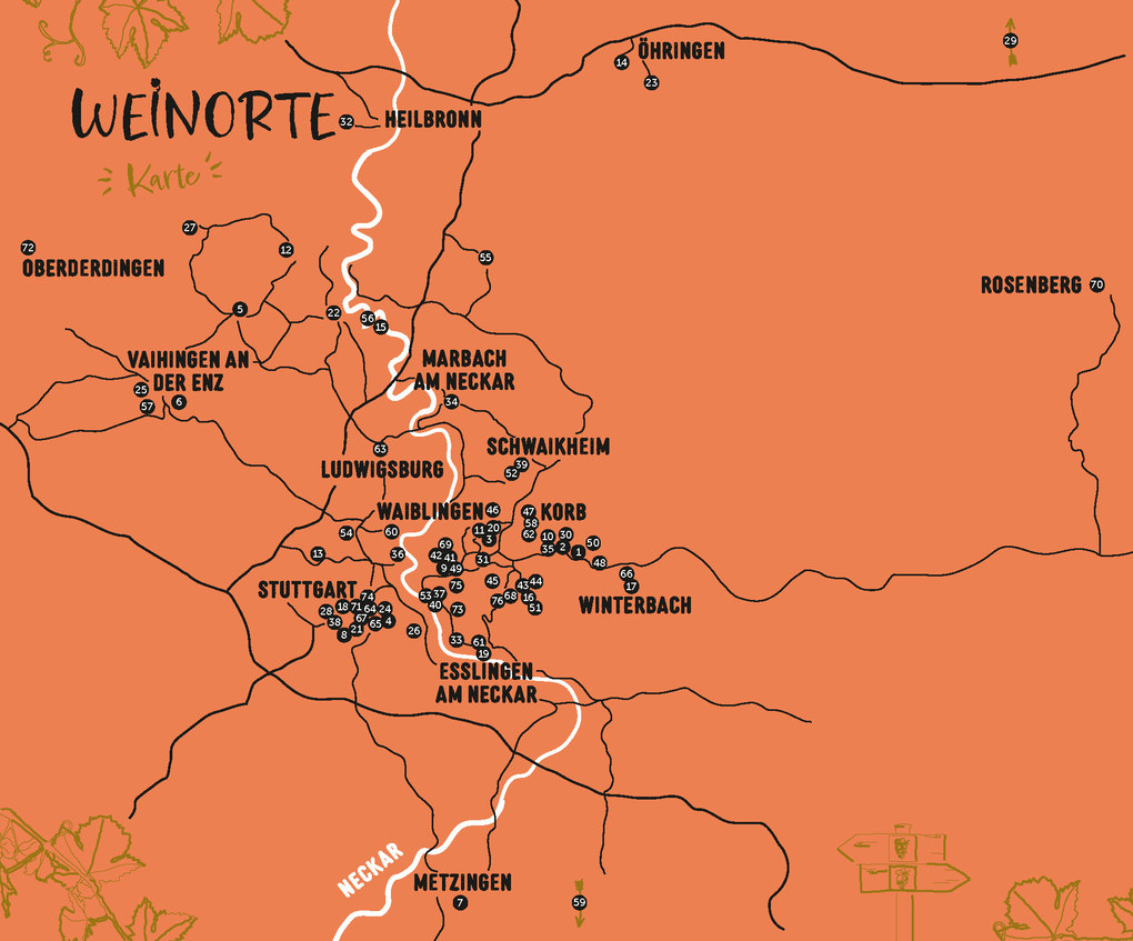 Weitere Ansicht: Weinorte in Württemberg | Kai Bliesener
