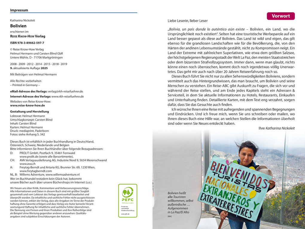Weitere Ansicht: Reise Know-How Reiseführer Bolivien | Katharina Nickoleit