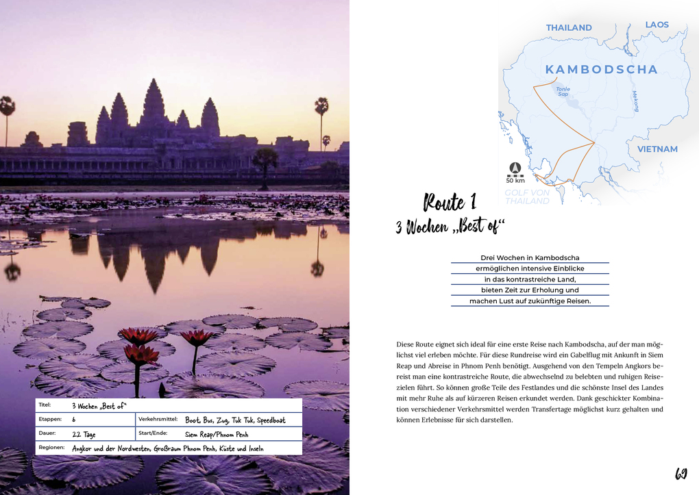 Weitere Ansicht: Reiserouten durch Kambodscha | Nils Alexander Kemna, Vanessa Mosch