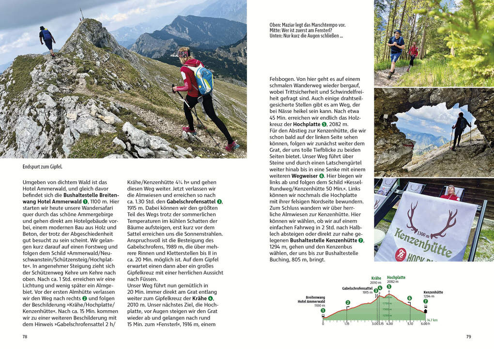 Weitere Ansicht: Natürlich mit Öffis! Die besten Bergtouren ab München mit Bahn und Bus | Michael Vitzthum, Angelika Feiner, Heidemarie Isele, Rüdiger Köhler, Andreas Kaiser
