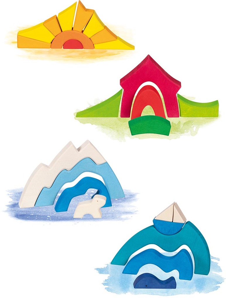 Weitere Ansicht: Landschaftspuzzle Kleiner Eisbär