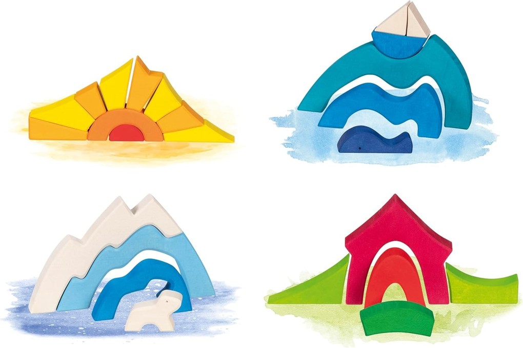 Weitere Ansicht: Landschaftspuzzle Kleiner Eisbär