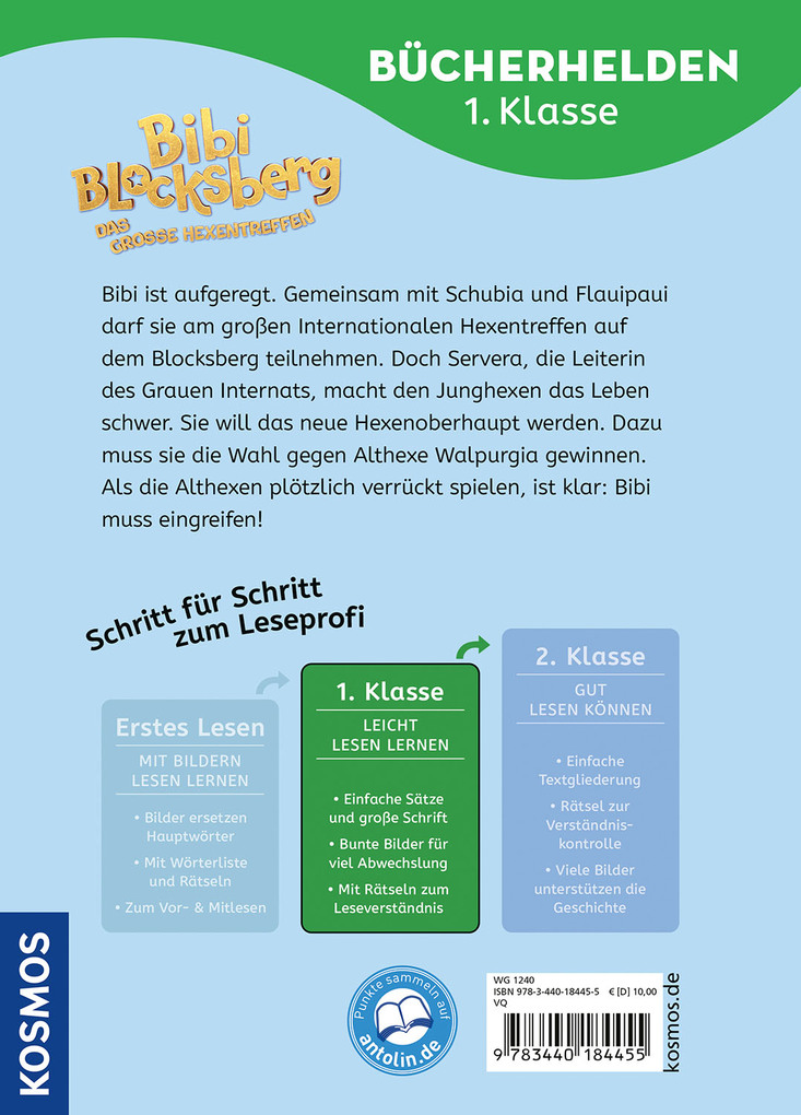 Weitere Ansicht: Bibi Blocksberg, Bücherhelden 1. Klasse, Das große Hexentreffen | Anne Scheller