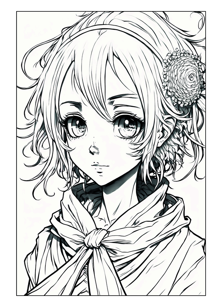 Weitere Ansicht: Manga Malbuch für Mädchen ab 8 Jahren mit 52 Ausmalbildern | Josef Mickey Müller