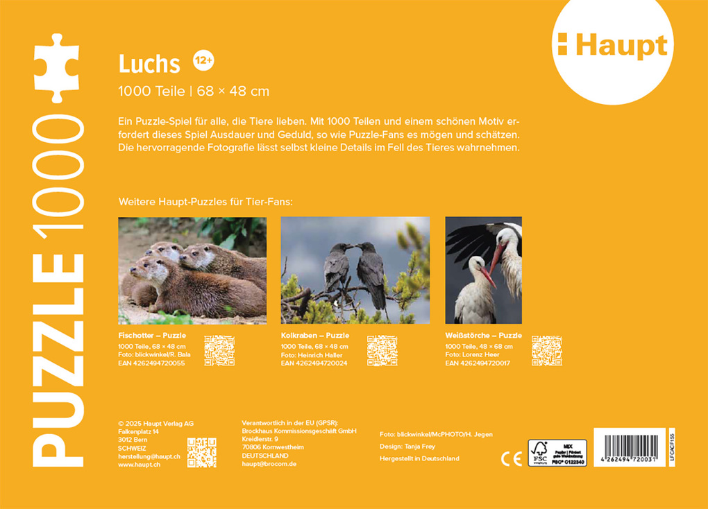 Weitere Ansicht: Luchs - Puzzle