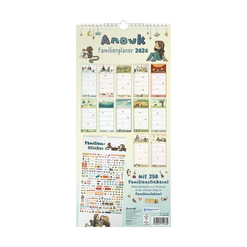 Weitere Ansicht: Planer für Familie 2026 Anouk