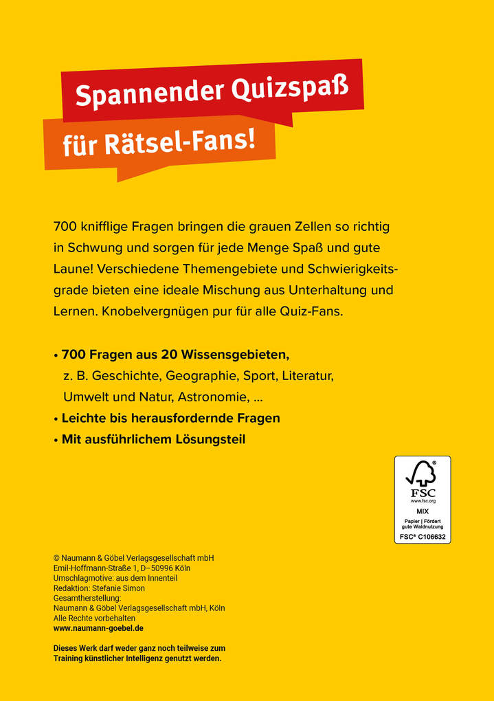 Weitere Ansicht: Das mega dicke Quizbuch (rot)