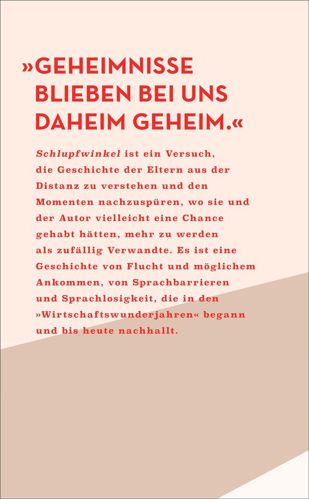 Weitere Ansicht: Schlupfwinkel | Friedrich Ani