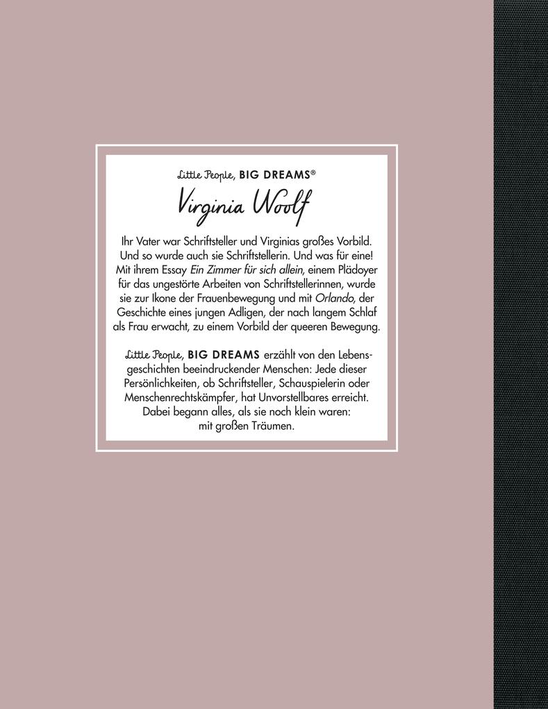 Weitere Ansicht: Virginia Woolf - Little People, BIG DREAMS (Deutsche Ausgabe) | María Isabel Sánchez Vegara