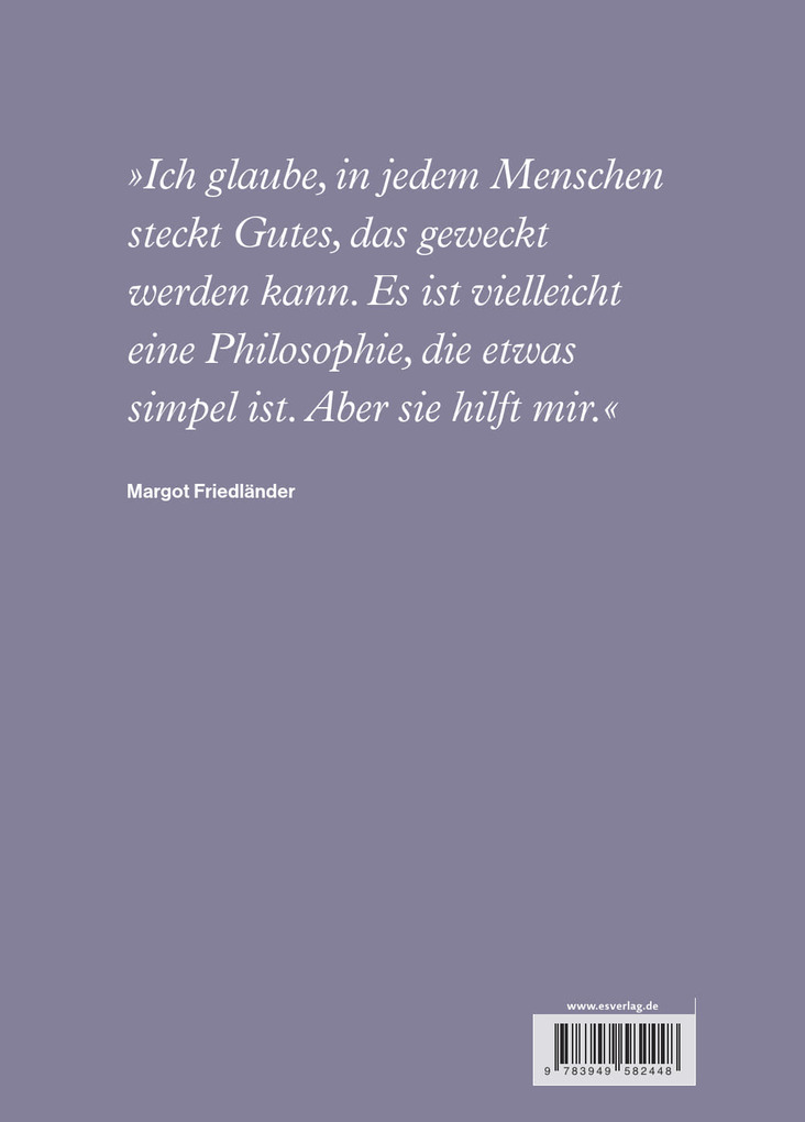 Weitere Ansicht: Margot Friedländer. Eine Stimme für das Leben | Franziska Reich, Igor Levit