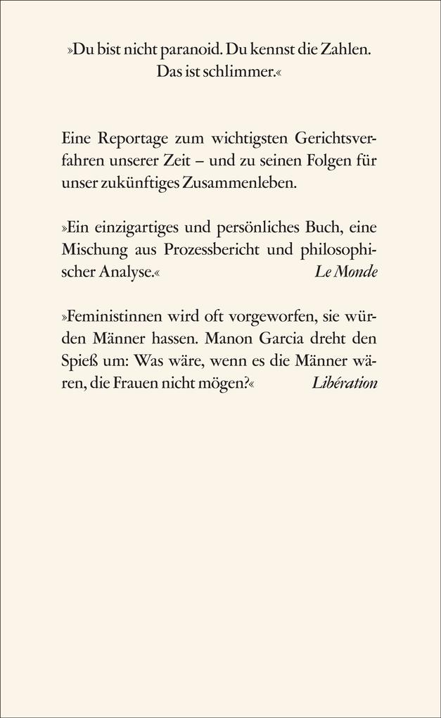 Weitere Ansicht: Mit Männern leben | Manon Garcia