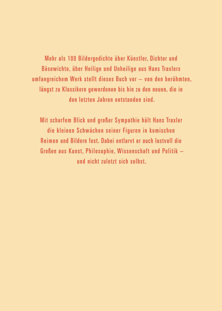 Weitere Ansicht: Die Bildergedichte | Hans Traxler