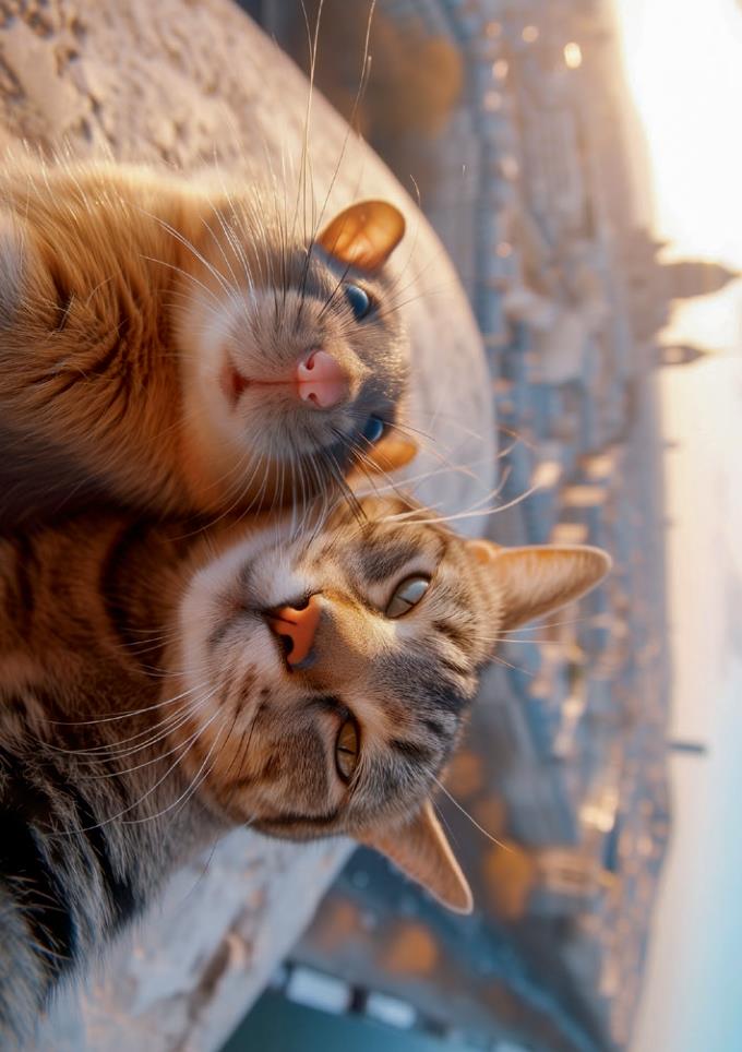 Weitere Ansicht: Postkartenblock Crazy Cats