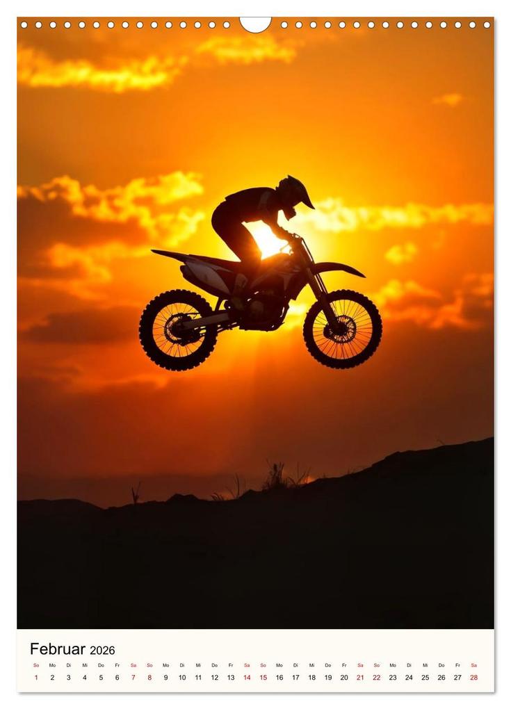 Weitere Ansicht: Kickstart the Year - Dirt, Speed und Adrenalin (Wandkalender 2026 DIN A3 hoch), CALVENDO Monatskalender | Claudia Schimmack, Calvendo