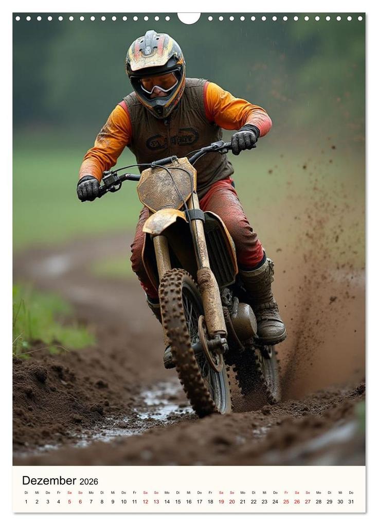Weitere Ansicht: Kickstart the Year - Dirt, Speed und Adrenalin (Wandkalender 2026 DIN A3 hoch), CALVENDO Monatskalender | Claudia Schimmack, Calvendo