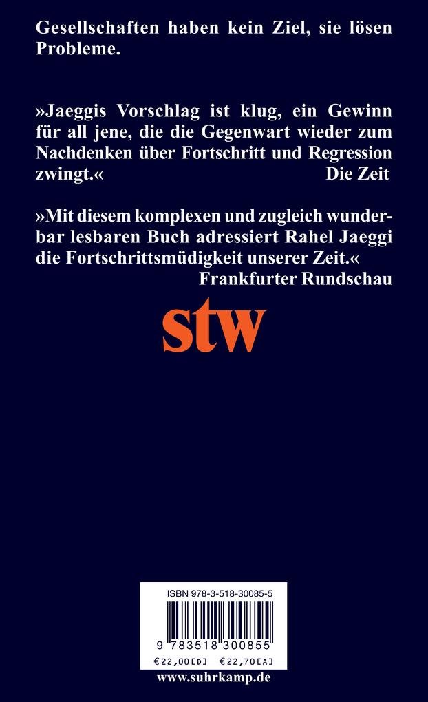Weitere Ansicht: Fortschritt und Regression | Rahel Jaeggi
