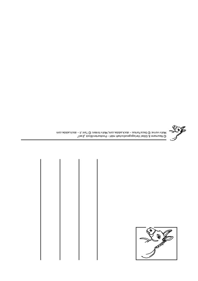 Weitere Ansicht: Postkartenblock Esel