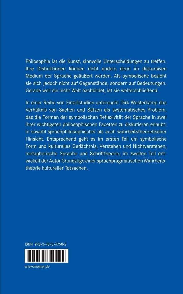 Weitere Ansicht: Sachen und Sätze | Dirk Westerkamp