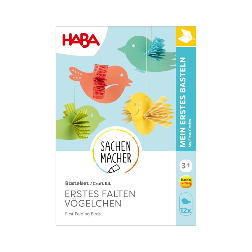 Weitere Ansicht: Bastelset - Erstes Falten Vögelchen