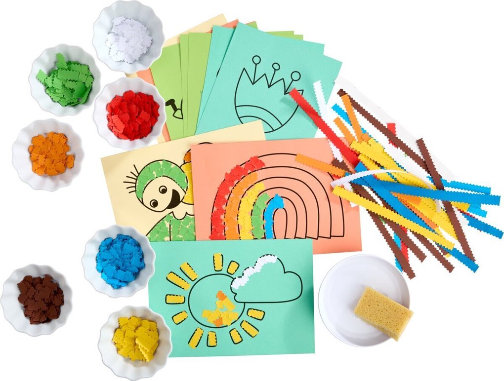 Weitere Ansicht: Bastelset - Erstes Kleben Frühlingsbilder