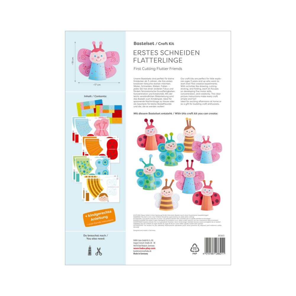 Weitere Ansicht: Bastelset - Erstes Schneiden Flatterling