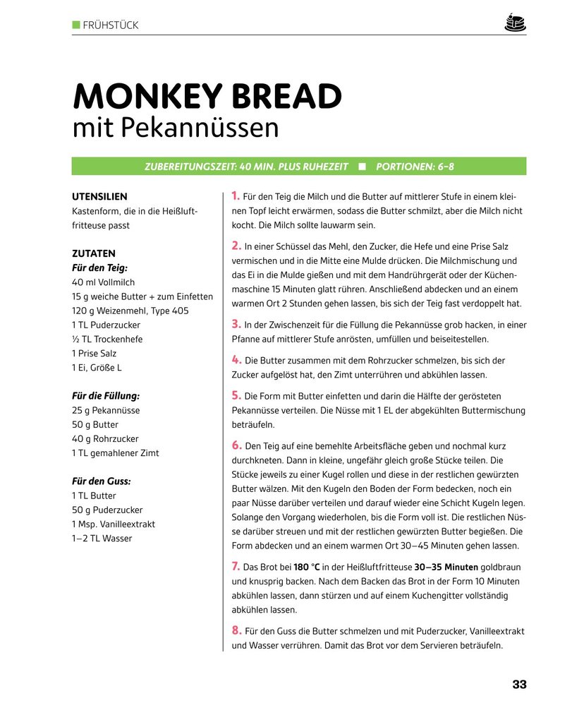 Weitere Ansicht: Heißluftfritteuse GOLD Das Backbuch | Antje Watermann