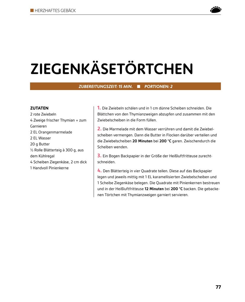 Weitere Ansicht: Heißluftfritteuse GOLD Das Backbuch | Antje Watermann