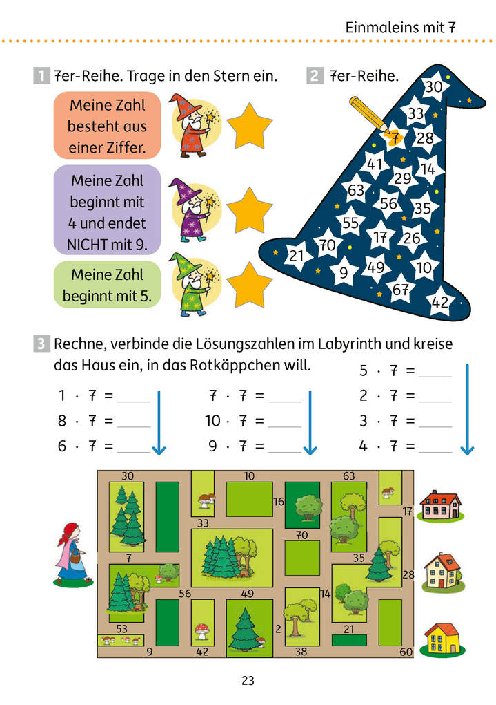 Weitere Ansicht: Mein Übungsheft Einmaleins 2./3. Klasse | Joshua Schulz