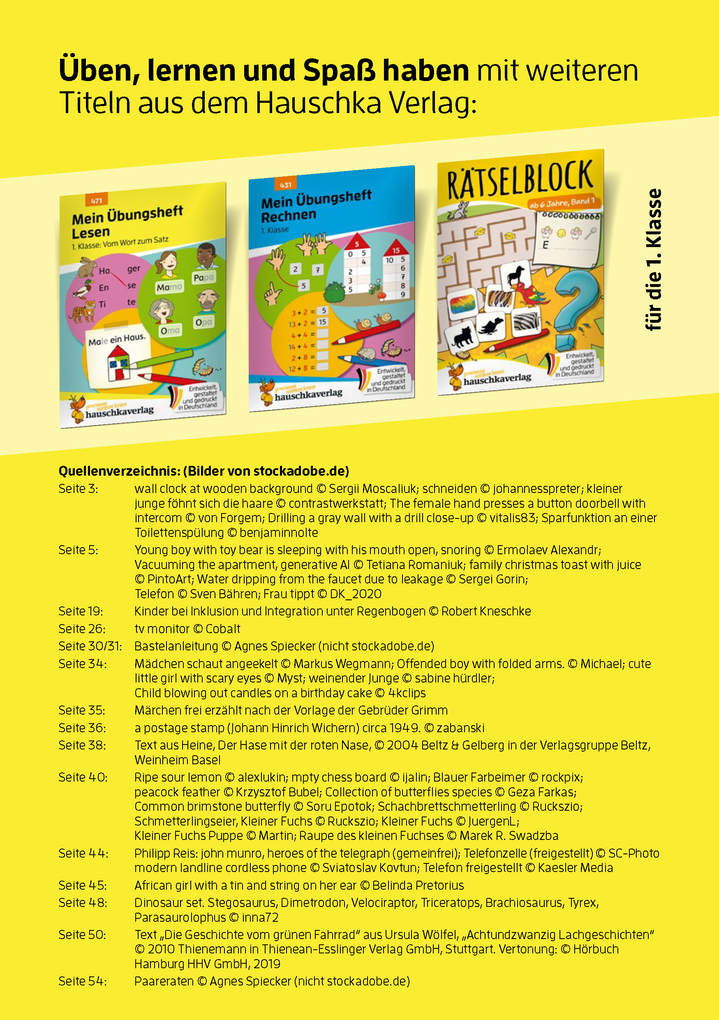 Weitere Ansicht: Mein Übungsheft - Zuhören und verstehen 1. Klasse | Agnes Spiecker