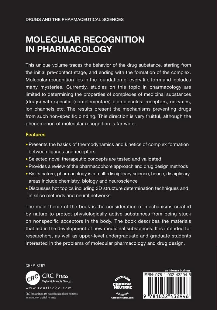 Weitere Ansicht: Molecular Recognition in Pharmacology | Mikhail Darkhovskiy