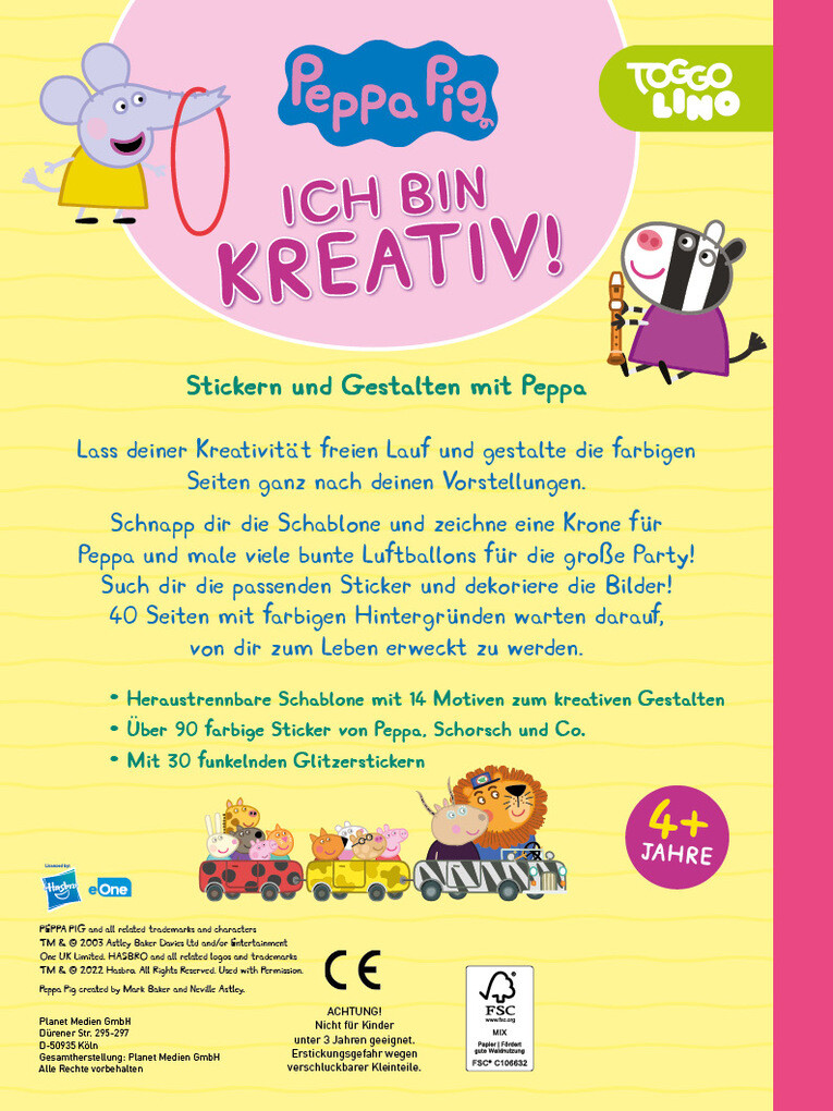 Weitere Ansicht: Peppa Pig Ich bin kreativ!