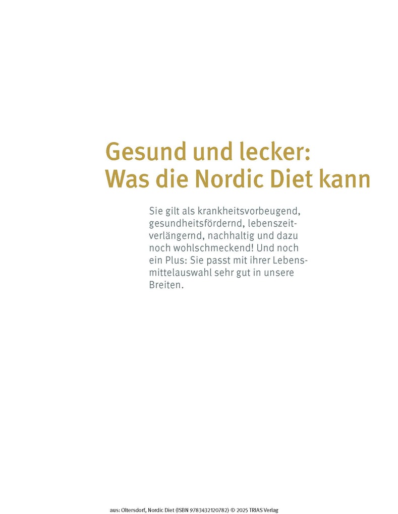 Weitere Ansicht: Medical Cooking: Nordic Diet | Daniela Oltersdorf